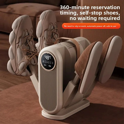 Multipurpose 4-Head Electric Shoe Dryer with UV Sterilization & Deodorizer