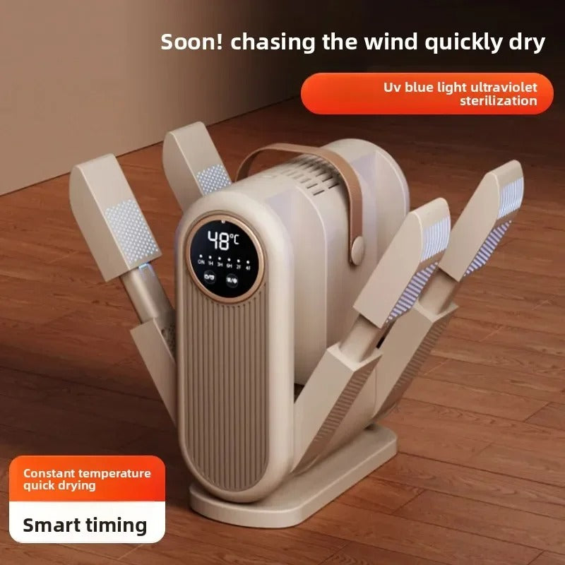Multipurpose 4-Head Electric Shoe Dryer with UV Sterilization & Deodorizer